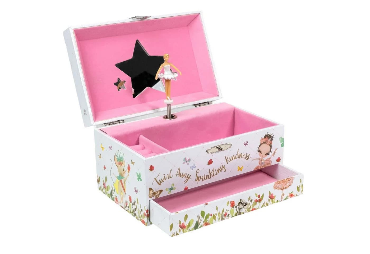 Intirilife Schmuckschatulle mit Spieluhr und Ballerina - Bild 2