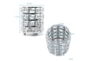 Intirilife Make-Up Organizer 1-tlg. Pinselhalter Eisen und Glas Bild 1