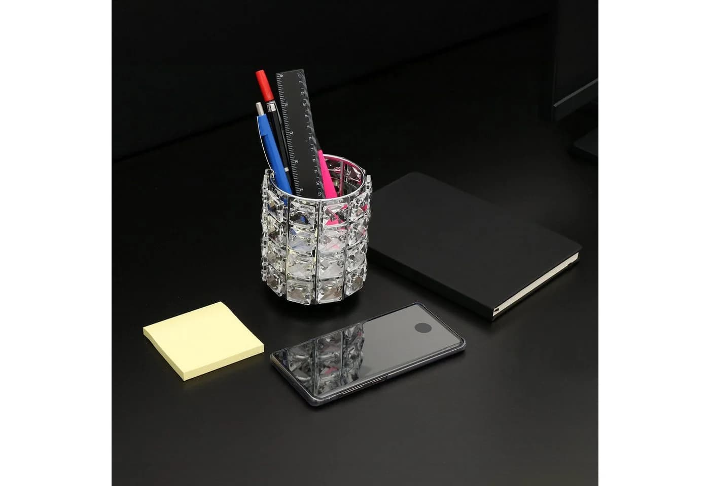 Intirilife Make-Up Organizer 1-tlg. Pinselhalter Eisen und Glas - Bild 4