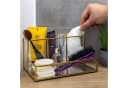 Intirilife Make-Up Organizer Glas Goldrand Spiegelboden Bild 4