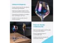 Intirilife Weinglas-Set 6-tlg. Kristallglas Regenbogen-Schimmer 470ml Bild 5