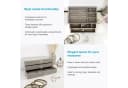 Intirilife Schmuckkasten Grau mit 3 Schubladen Bild 3