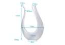 Intirilife Dekanter U-Form Glas 750 ml transparent Bild 1