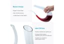 Intirilife Dekanter U-Form Glas 750 ml transparent Bild 3