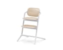 Cybex Lemo 2.0 Hochstuhl 4in1 Set mit Neugeborenenset Weiß/Beige Bild 1