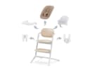 Cybex Lemo 2.0 Hochstuhl 4in1 Set mit Neugeborenenset Weiß/Beige Bild 2