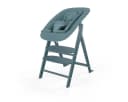 Cybex Hochstuhl Click&Fold 4in1 Blau Buchenholz Bild 3