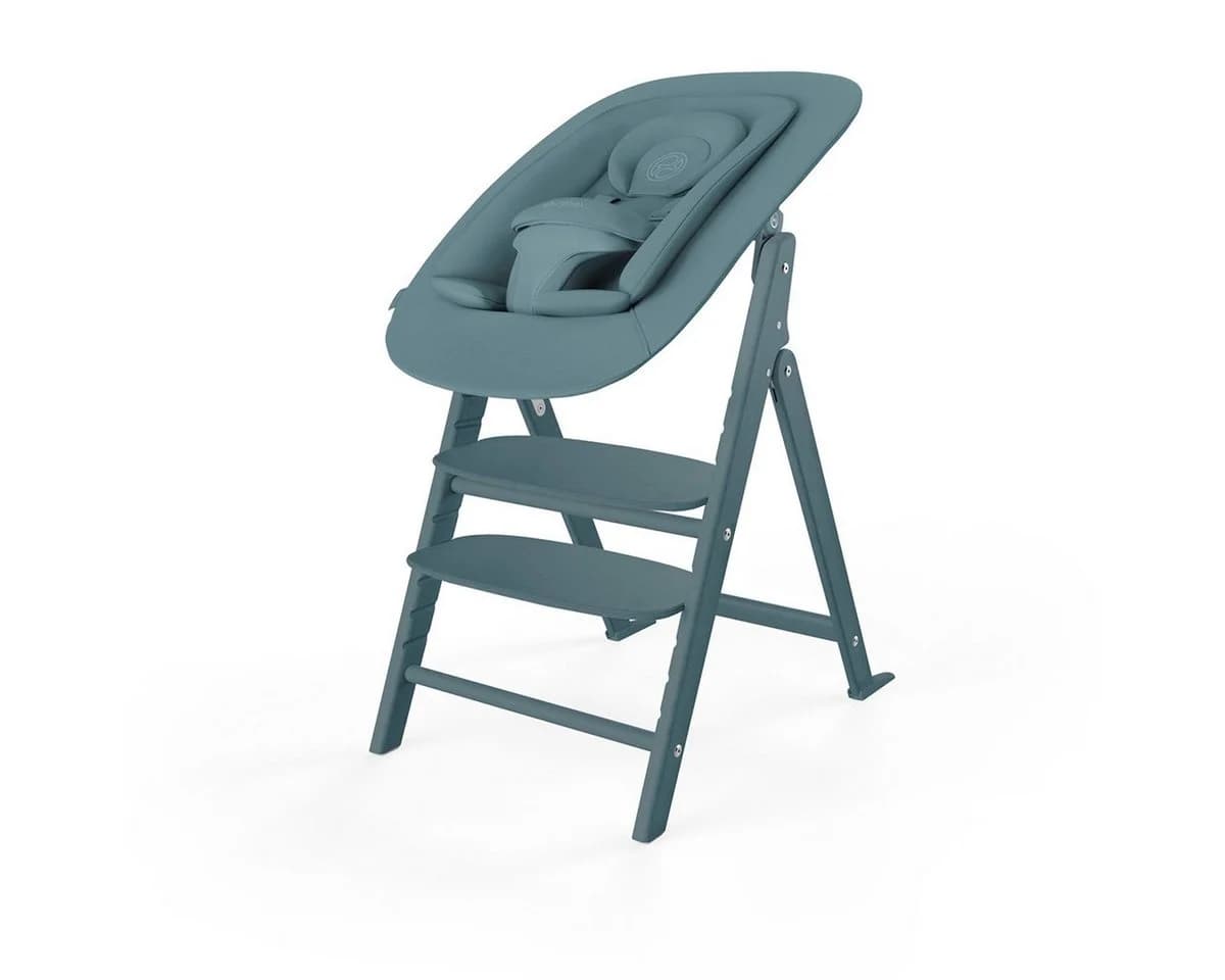 Cybex Hochstuhl Click&Fold 4in1 Blau Buchenholz - Bild 3