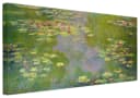 Bilderdepot24 Leinwandbild Claude Monet Grüne Seerosen grün Bild 2