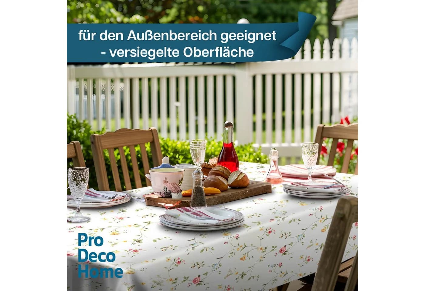 DecoHomeTextil Wachstuch-Tischdecke PVC mit Vliesrückseite - Bild 4