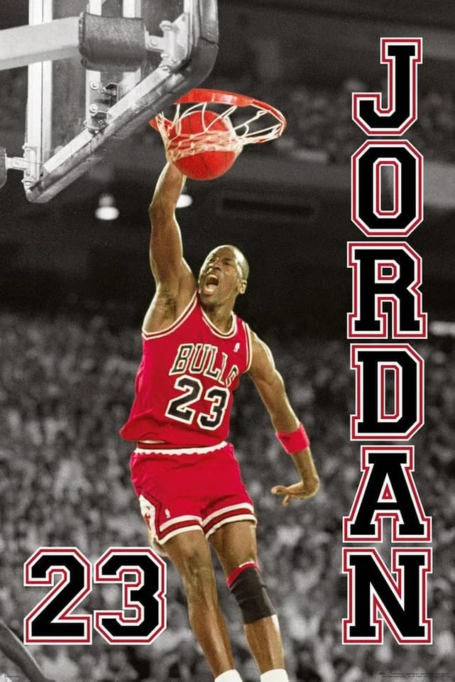 Close Up Poster Michael Jordan 23 Basketball - Bild 2