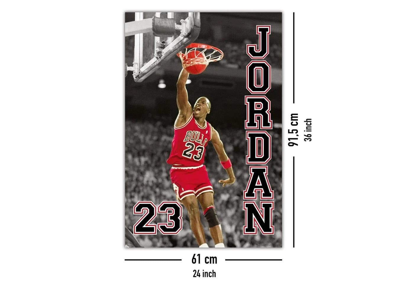 Close Up Poster Michael Jordan 23 Basketball - Bild 5