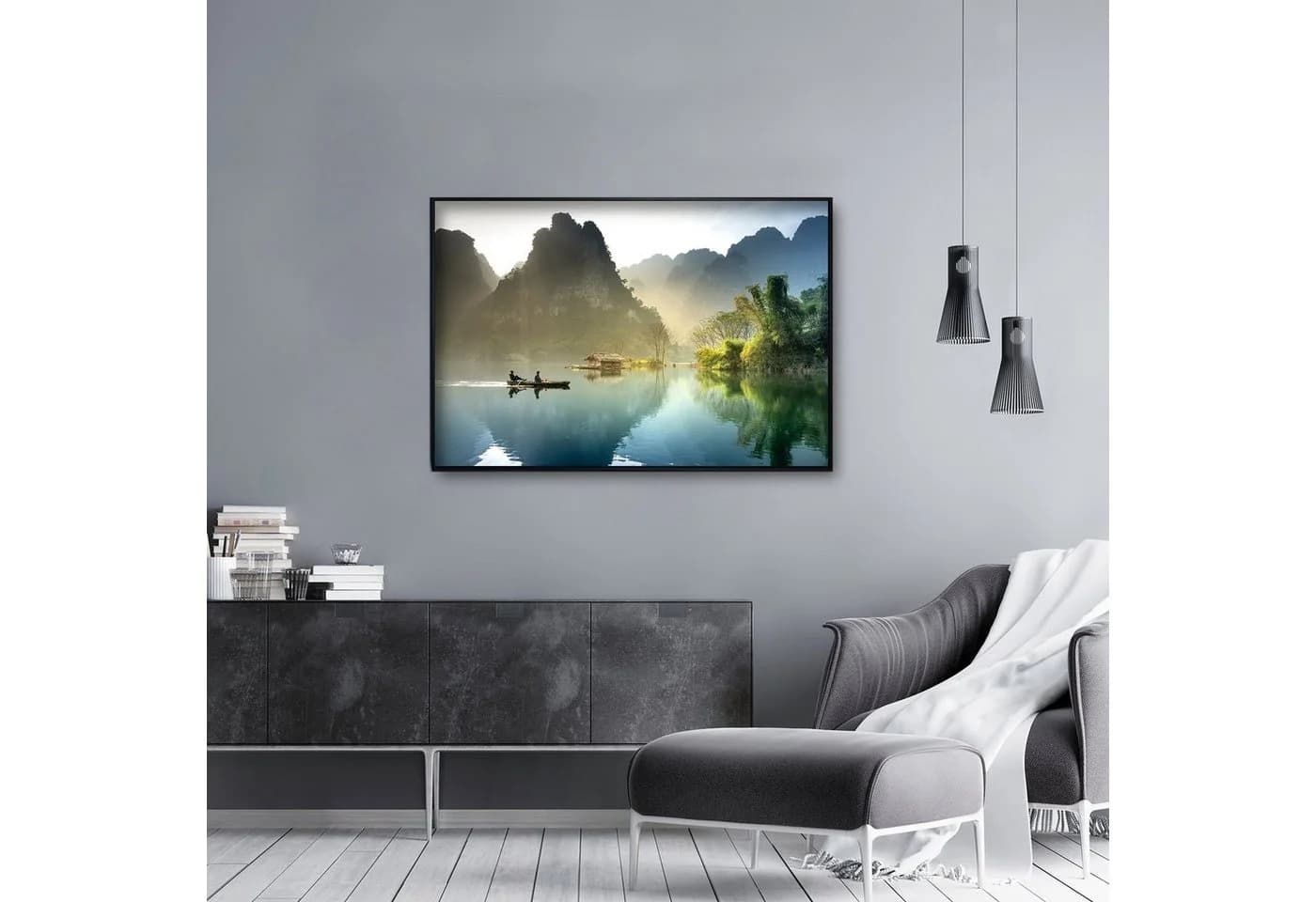 Close Up Bilderrahmen Posterrahmen DIN A1 Schwarz 3er Set - Bild 5