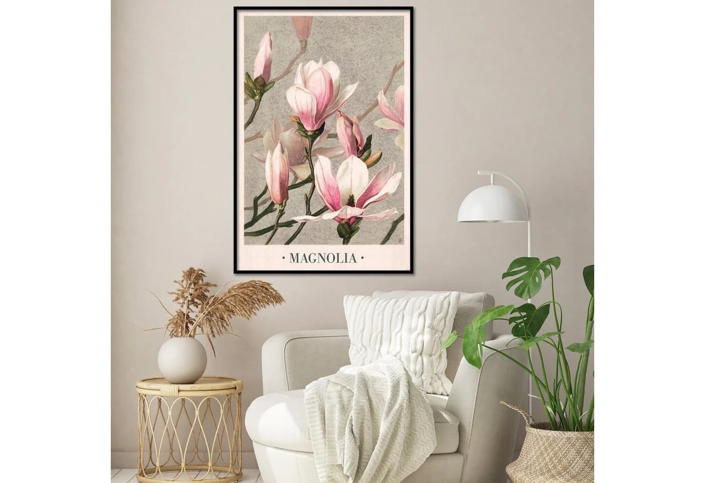 Close Up Poster Magnolia Louis Prang & Co 1886 Bunt