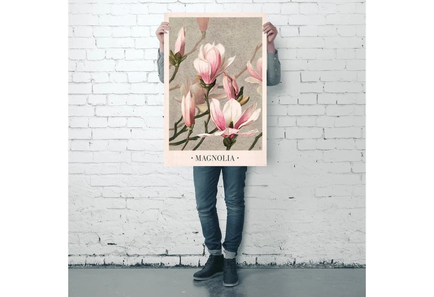 Close Up Poster Magnolia Louis Prang & Co 1886 Bunt - Bild 4