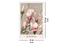 Close Up Poster Magnolia Louis Prang & Co 1886 Bunt Bild 5