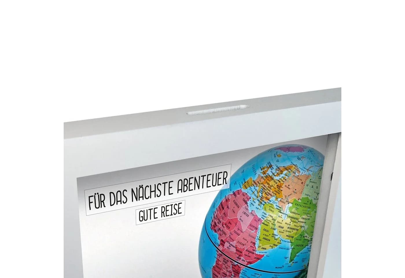 Close Up Bilderrahmen Spardose XL Weiß mit 8 Einlegern - Bild 5