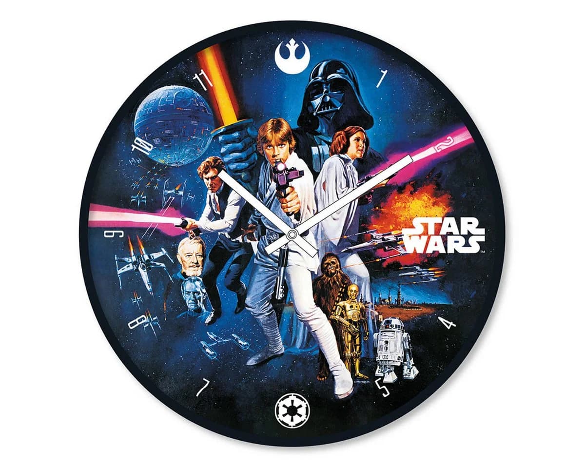 Star Wars Wanduhr A New Hope Classic Grün/Blau - Bild 2