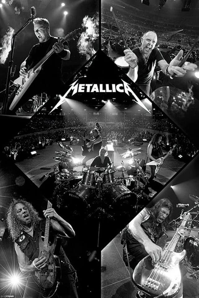 Close Up Metallica Poster 3erSet 61 x 91,5 cm
