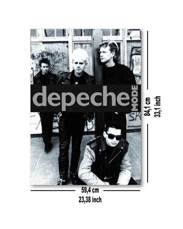 Close Up Depeche Mode Poster Band 59,4 x 84,1 cm - Bild 4