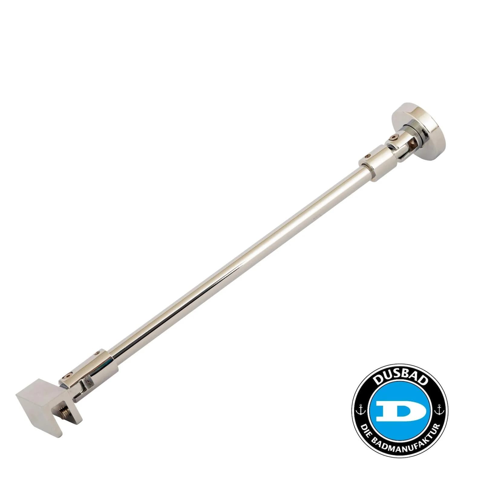 Dusbad Wandanschluss-Set Stabilisator für Duschkabine Glas/Wand 300mm Chrom