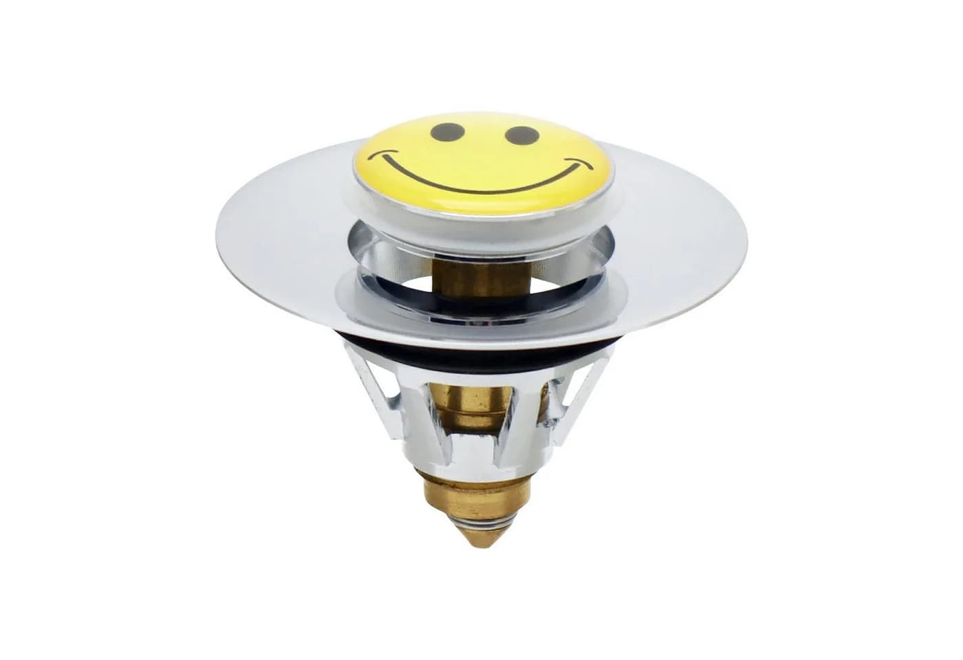Dusbad Pop Up Universal Waschbeckenstöpsel Smiley 34-38mm - Bild 4