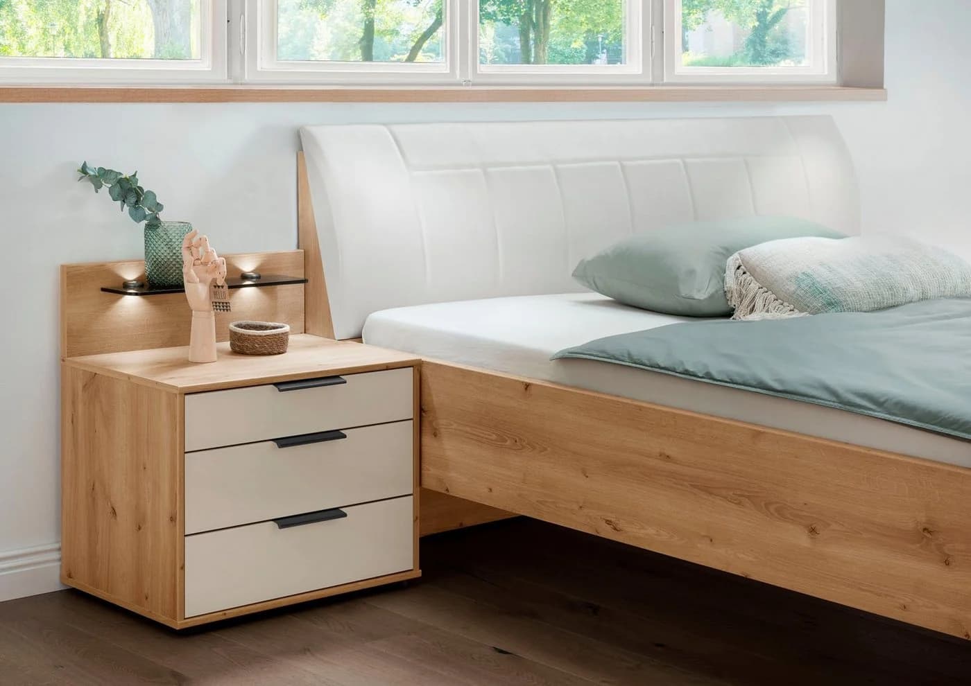 Futonbett WIEMANN Monaco mit Polsterkopfteil - Bild 3