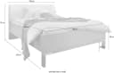 Futonbett WIEMANN Monaco mit Polsterkopfteil Bild 5