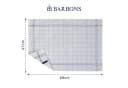BARBONS Geschirrtuch Set 10-tlg Schwarz 100% Baumwolle Premium Bild 3