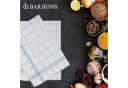 BARBONS Geschirrtuch Set 10-tlg Schwarz 100% Baumwolle Premium Bild 5