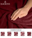 BARBONS Wohndecke Flauschig Kuscheldecke Rot 100% Polyester Bild 1