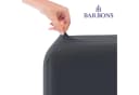 BARBONS Spannbettlaken Jersey 100% Baumwolle Dunkelgrau Bild 1