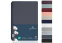 BARBONS Spannbettlaken Jersey 100% Baumwolle Dunkelgrau Bild 2