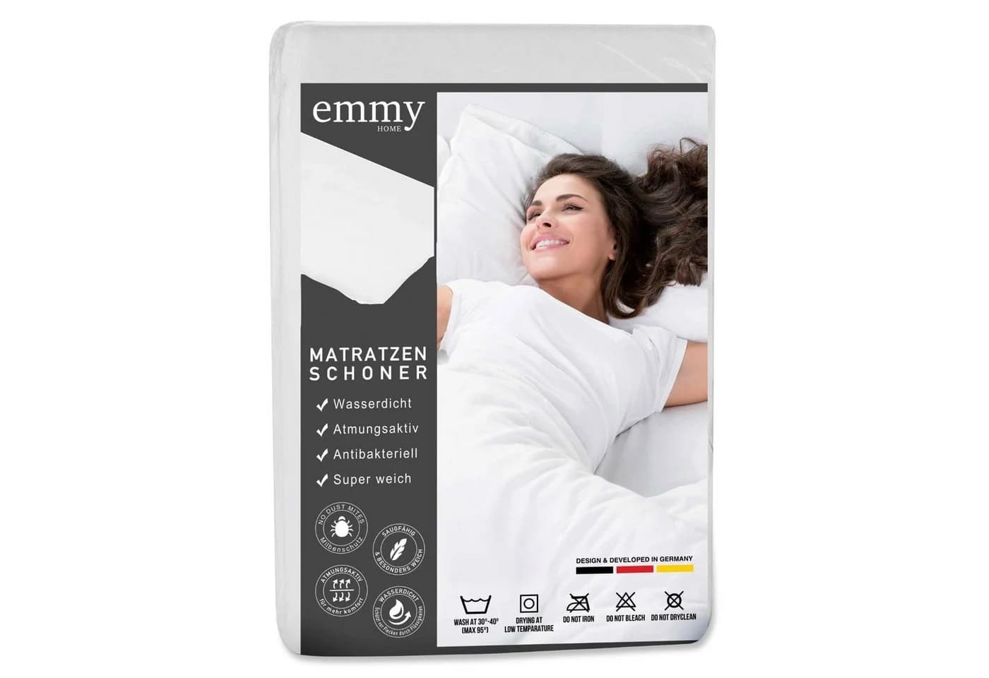 Emmy Home Matratzenschoner Wasserdicht Weiß - Bild 2
