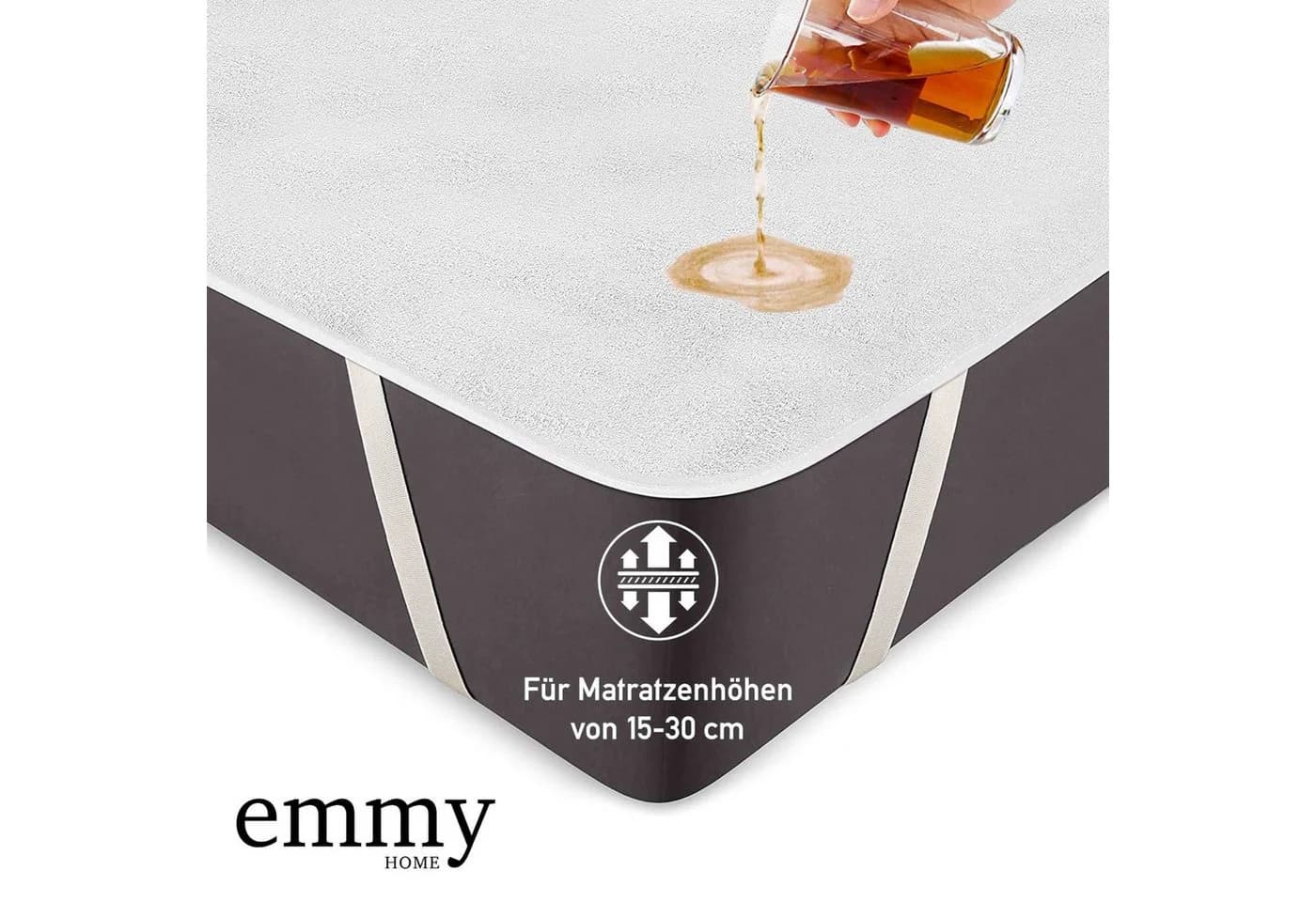 Emmy Home Matratzenschoner Wasserdicht Weiß - Bild 3
