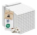 ALARA HOME Geschirrtuch Set 10-tlg Schwarz 100% Baumwolle Bild 2