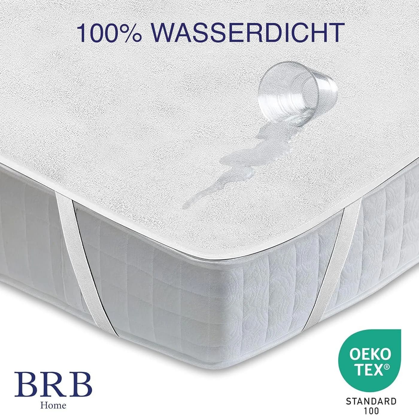 BRB HOME Matratzenschoner wasserdicht Baumwolle OEKO-TEX