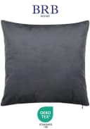 BRB HOME Kissenbezüge Samt Anthrazit 2er Pack Bild 1
