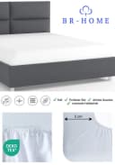 BR-Home Spannbettlaken 100% Baumwolle Jersey Atmungsaktiv Bild 5