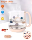 ALARA TOYS Beißring BPA-frei Holz & Silikon blau ab 3 Monaten Bild 4
