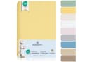 BARBONS Spannbettlaken Baby Jersey Gelb 100% Baumwolle Bild 2