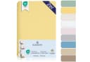 BARBONS Spannbettlaken 2 Stück Baby Jersey Gelb 100% Baumwolle Bild 2