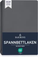 BARBONS Spannbettlaken Mikrofaser 35 cm Tiefe Dunkelgrau Bild 1