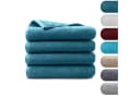BARBONS Badetücher Duschtücher Set, Handtücher 4-tlg 70x140cm Walkfrottee 100% Baumwolle Bild 2