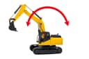 ALARA TOYS RC-Bagger Ferngesteuert mit Lichtfunktion 1-tlg. Bild 4