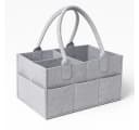 BLACKROCK Allzweckkorb Wickeltisch Organizer Filztasche Grau Multifunktional Bild 2