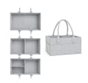 BLACKROCK Allzweckkorb Wickeltisch Organizer Filztasche Grau Multifunktional Bild 5