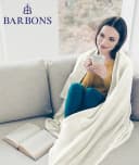 BARBONS Wohndecke Flauschige Kuscheldecke Weiß Polyester Bild 4