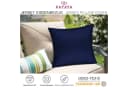 Pataya Kissenbezug 100% Baumwolle Jersey Blau 2er-Set Bild 5