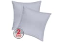 Pataya Kissenbezug 100% Baumwolle Grau Jersey 2er Set Bild 1